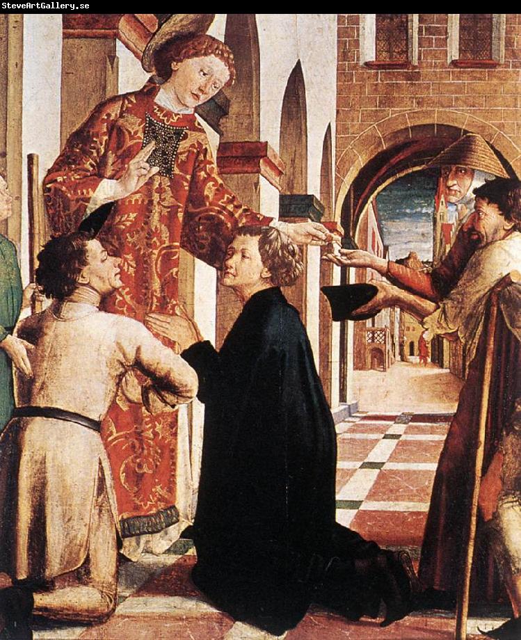 PACHER, Michael St Lawrence Distributing the Alms ag